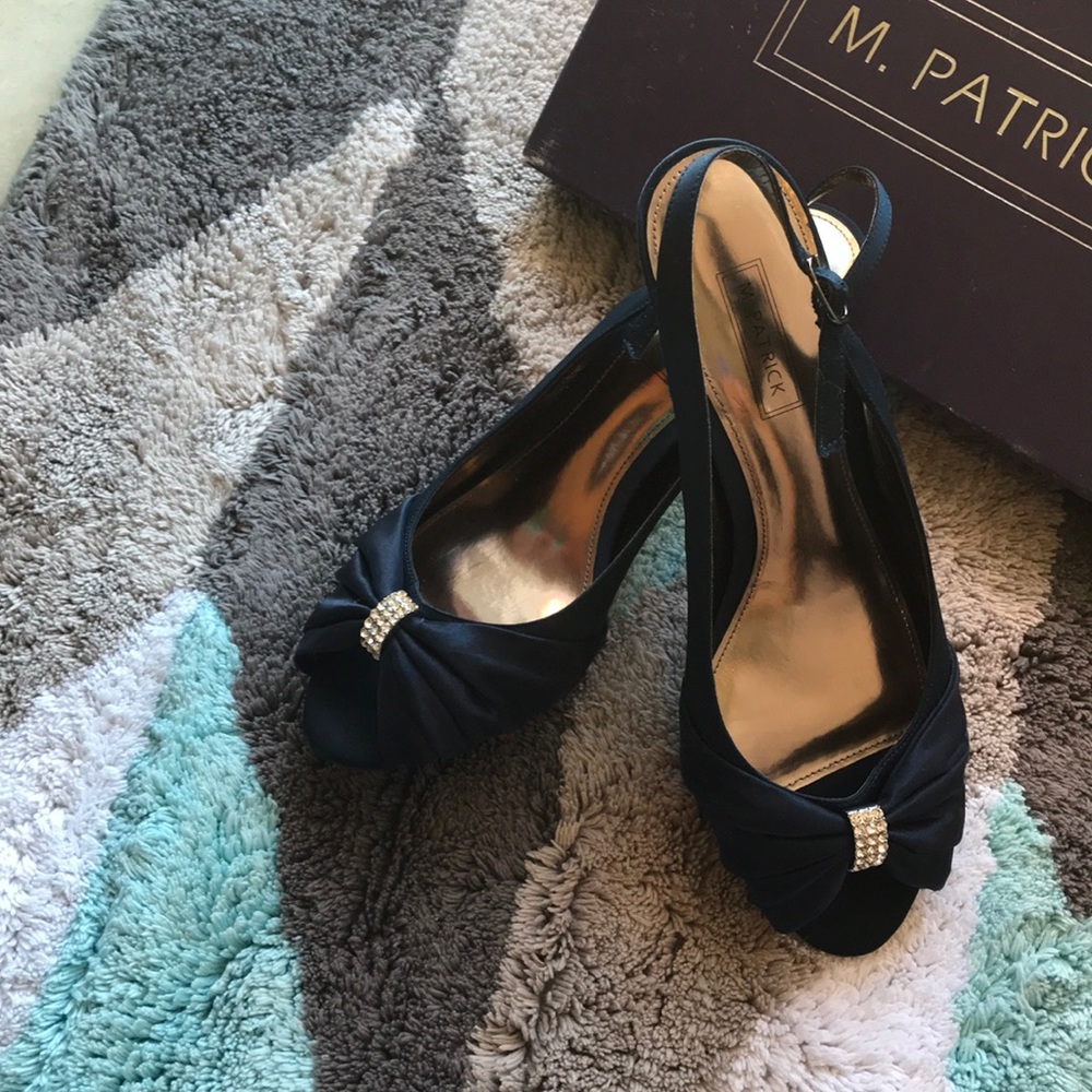 Dark blue shoes